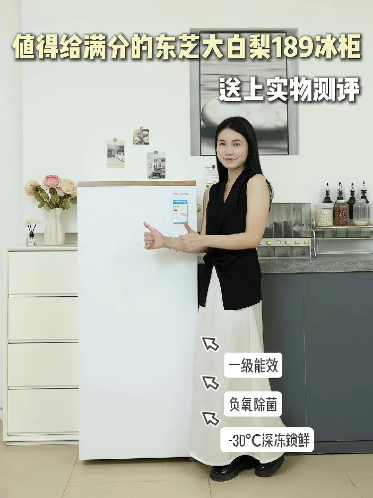 家电新宠!东芝大白梨冷柜,性价比超高!