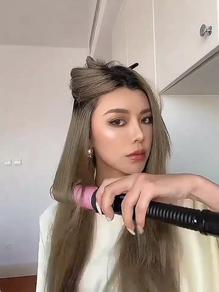 早卷晚直这样搭！！美到不像话