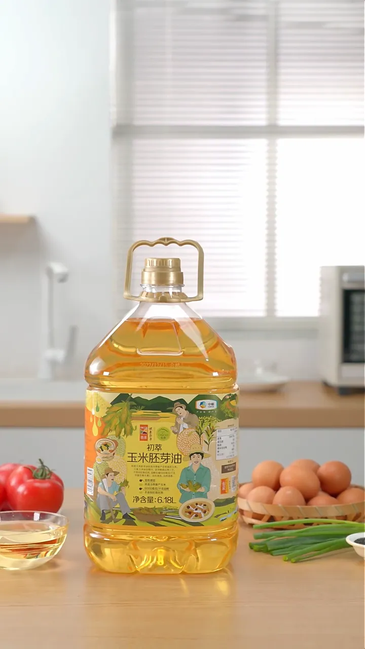 中粮初萃6.18L玉米胚芽油,一级压榨无添加,大容量超省心