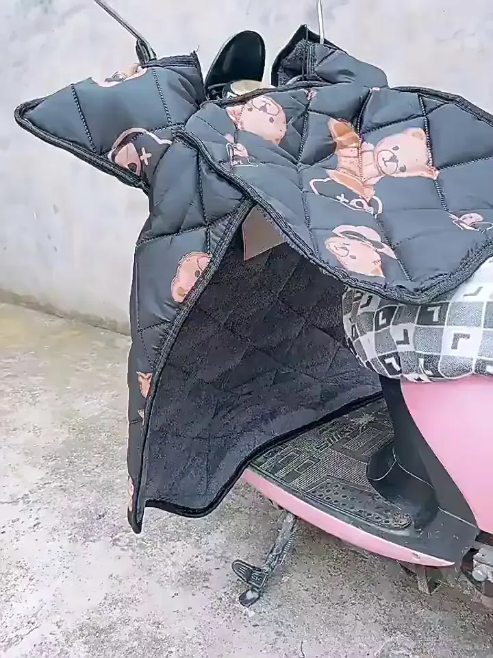 怕冷星人选电动车挡风被不能马虎！