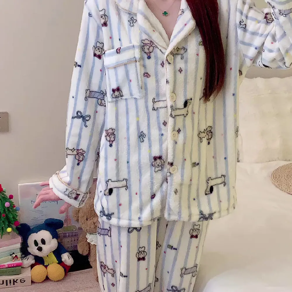 💖PLOG|新人博主第1天｜我的秋冬睡衣日记🎀