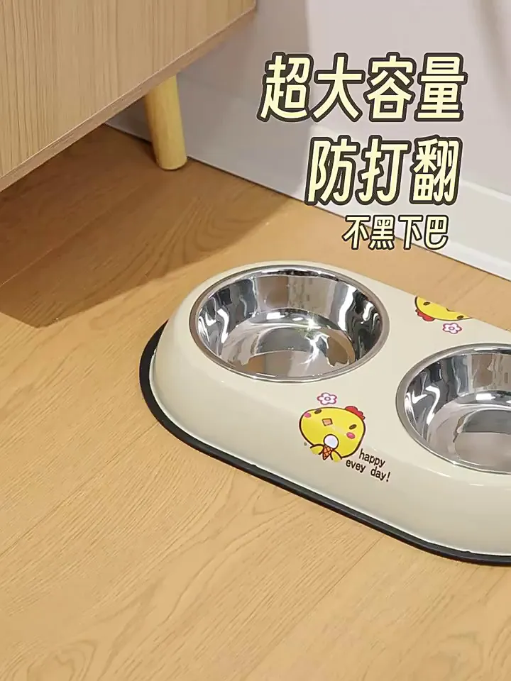 宠物吃饭神器!打翻漏食不存在的
