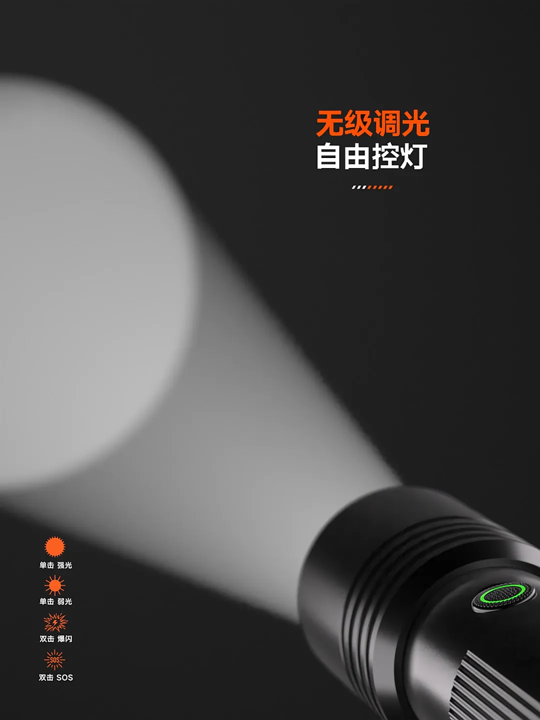 户外党天菜🙋♂️ 1 款手电筒满足多样户外需求