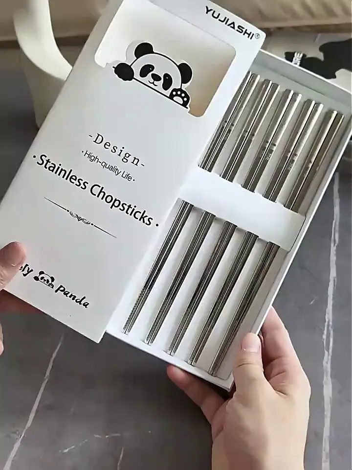🥢一定要试试COOKSS的316L不锈钢筷子！