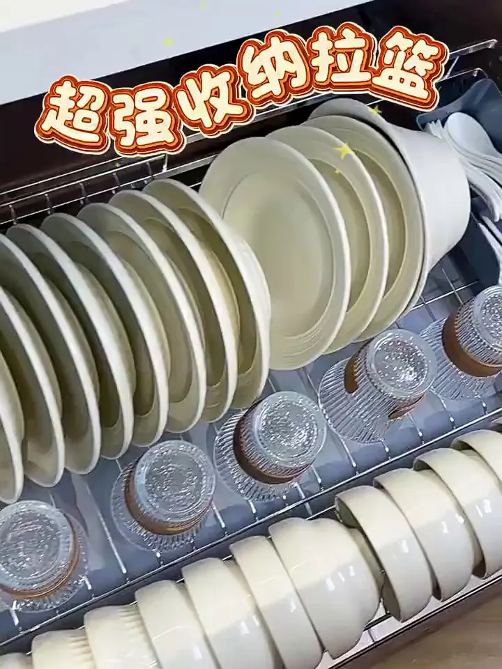 只用这一款拉篮,厨房收纳就已经next level了~