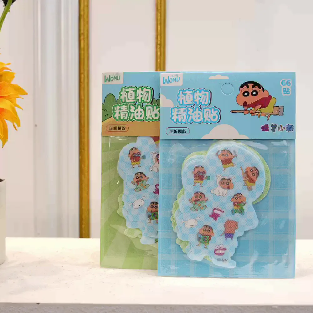 格慕丝蜡笔小新植物精油驱叮贴,户外亲子游的安心守护