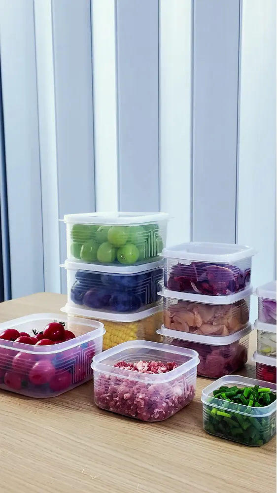 冰箱收纳|食品级连体保鲜盒 一盒搞定分类收纳