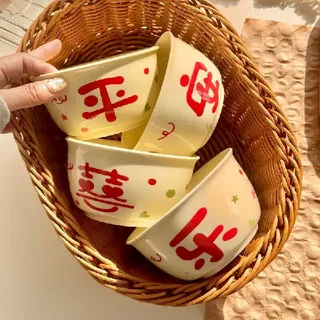 这陶瓷饭碗让干饭都变得超有仪式感