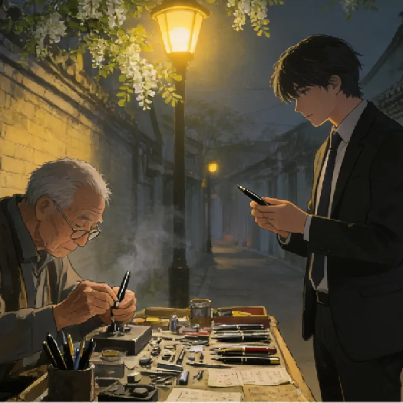 后海的旧钢笔