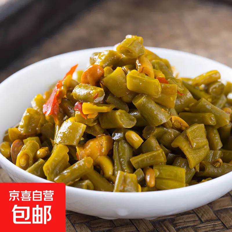 【直播专享】酸豆角独立小包袋装下饭咸菜开胃味菜拌饭酱腌菜外卖 5袋
