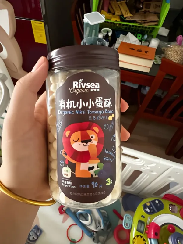 有机蛋酥蓝莓酸奶味,宝宝零食新宠😍
