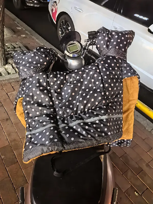 🧣冬日骑行必备！迪路仕电动车挡风被，保暖又实用🛵
