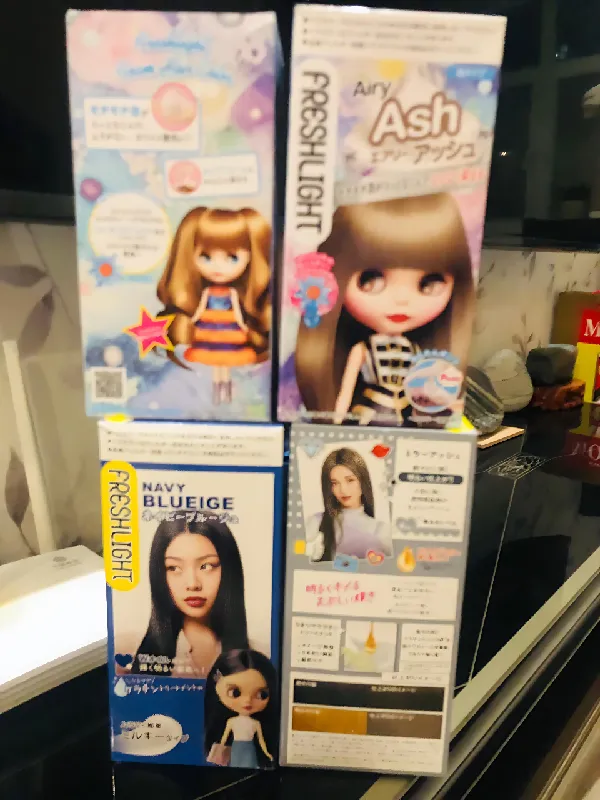 施华蔻日本进口染发剂,炭灰泛蓝超高级✨