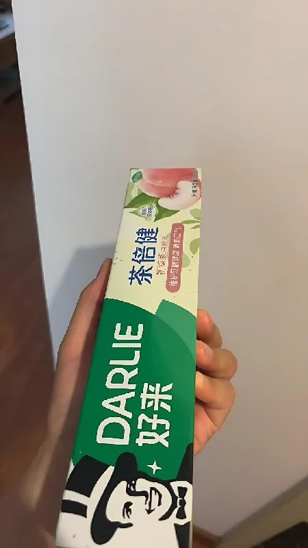 😃口气清新神器！黑人茶倍健白桃牙膏，爱了