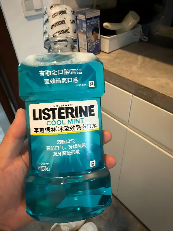 🫖口气清新法宝！李施德林精油漱口水