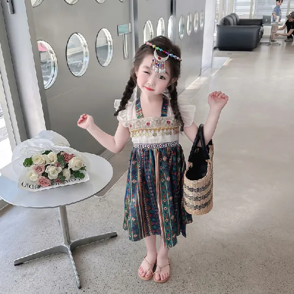 家有萌娃必入!2025流贝女童汉服裙,演绎国风小仙子