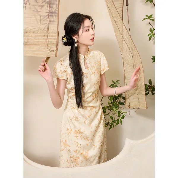 挖到宝!三彩这款桑蚕丝裙美炸春天💐