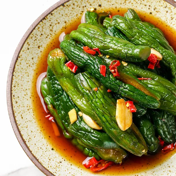 讲真!酸甜口小黄瓜比泡菜好次!低卡零脂!