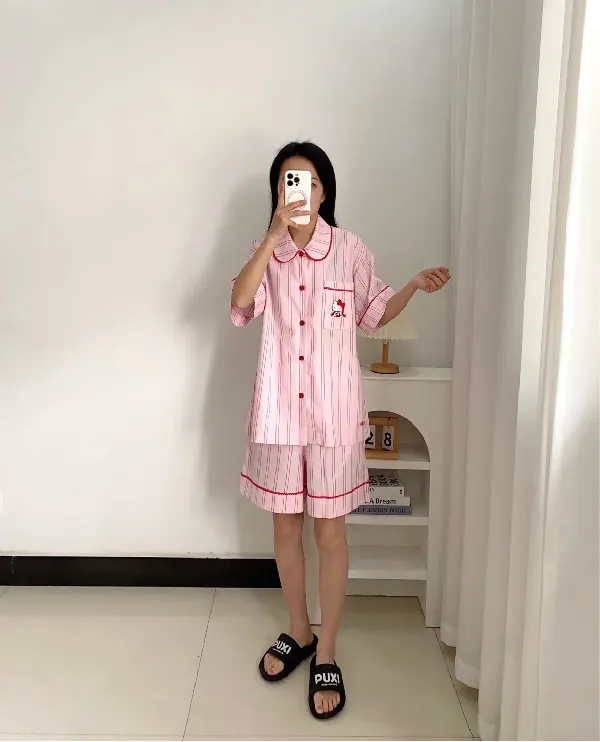 少女心爆棚!这套家居服谁穿谁可爱🎀