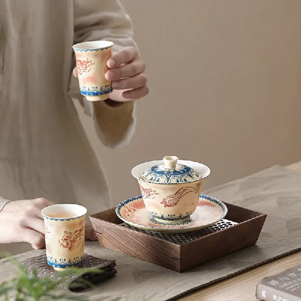 三个字:真好看!喝茶氛围感拉满!