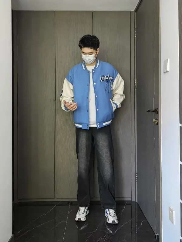 👕早八男生的穿搭救星!维动涂鸦棒球服!