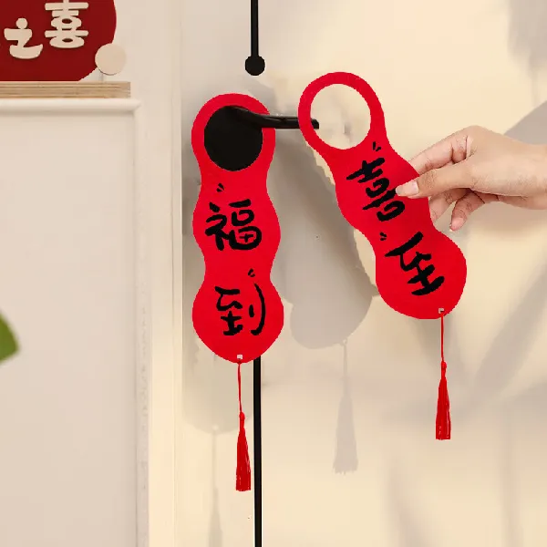 氛围感拉满的入户门把手小挂件✨