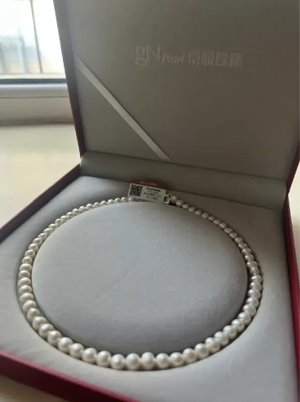 京润珍珠灵心淡水珍珠项链|藏于颈间的温润礼赞