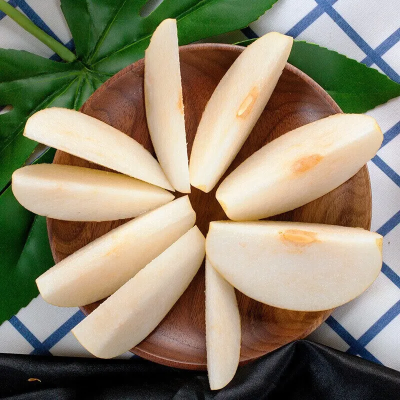 这皇冠梨能处!口感就这么脆生生地甜了~