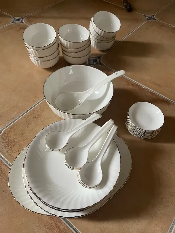乔迁之喜必备!京东京造纯白骨瓷餐具套装🎁