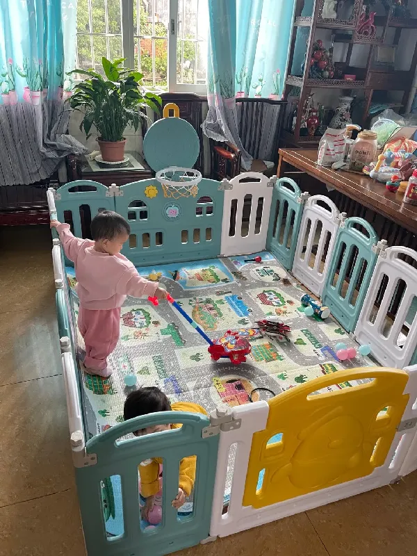 有娃家庭必入!幼贝臣游戏围栏太绝了👍