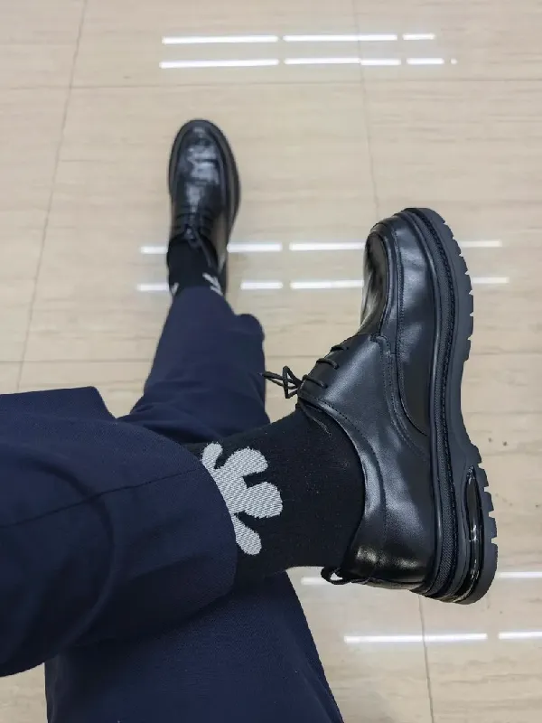 型男必备 彭于晏同款😍百丽科技缓震通勤皮鞋