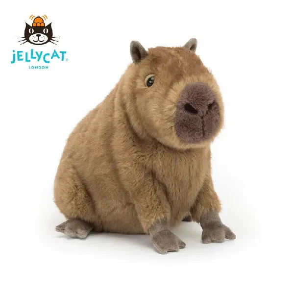 送礼不头疼!这只Jellycat水豚玩偶,软萌治愈力拉满,520/儿童节闭眼入
