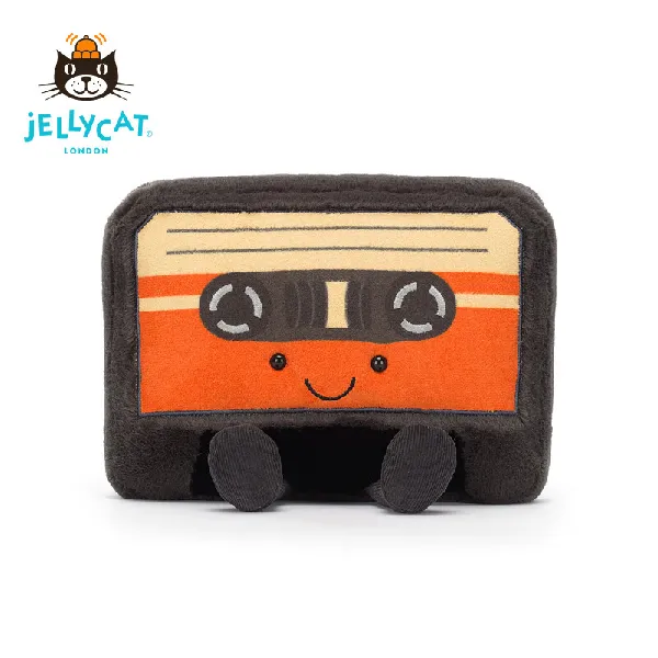 Jellycat趣味盒式磁带玩偶|秋冬治愈系毛绒礼物推荐