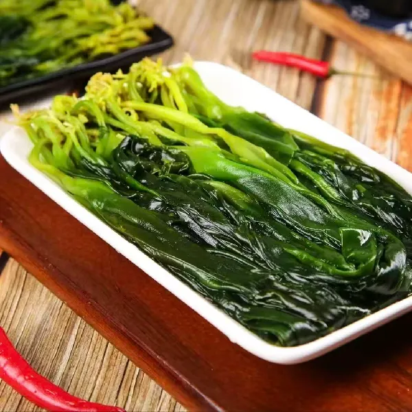 霞浦海带苗,一口鲜脆嫩滑,解锁凉拌火锅的百搭食材!