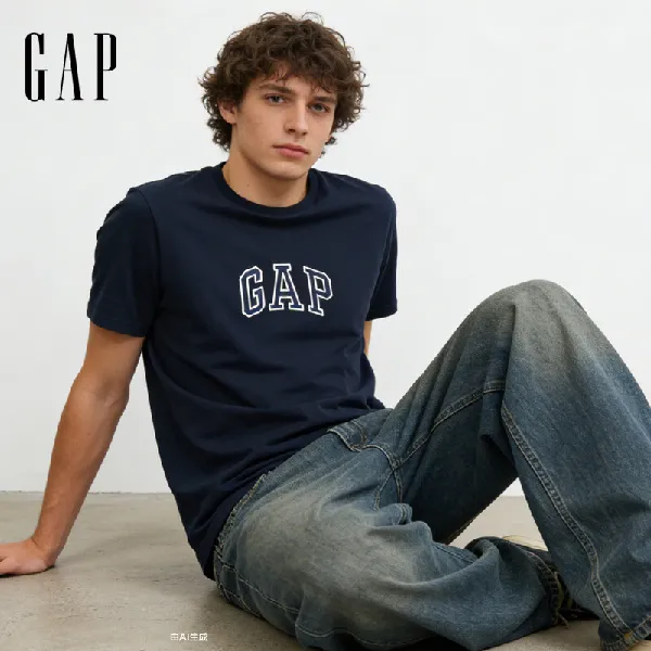预算两百内 | GAP纯棉Logo T恤不比快时尚香吗