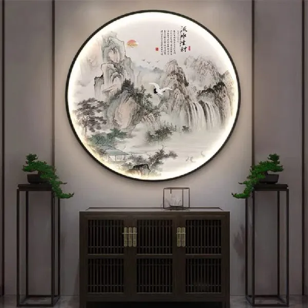 点亮京识山水意境灯画,让家一步一景✨