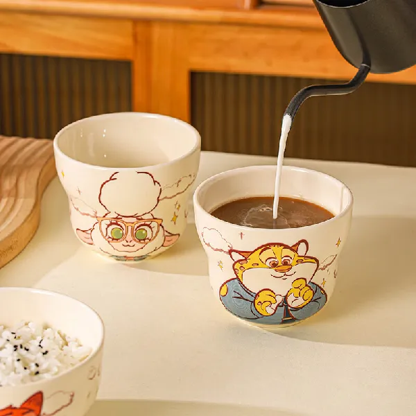 高颜值水杯送礼指南｜疯狂动物城陶瓷杯甜点茶杯实用贴心