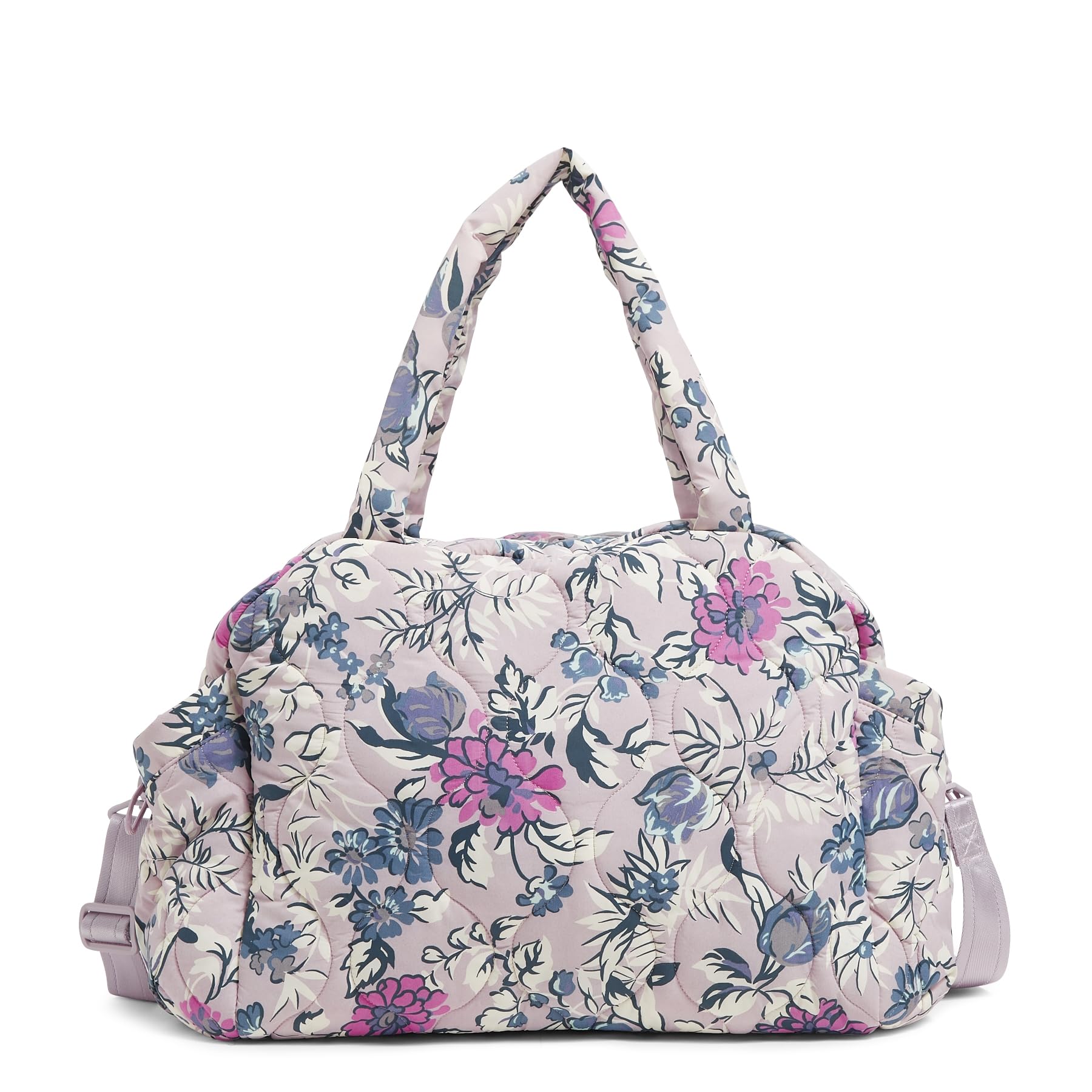 vera bradleyVera Bradley 女式轻量级旅行包, 鲜切花卉薰衣草 鲜切花卉薰衣草 One Size