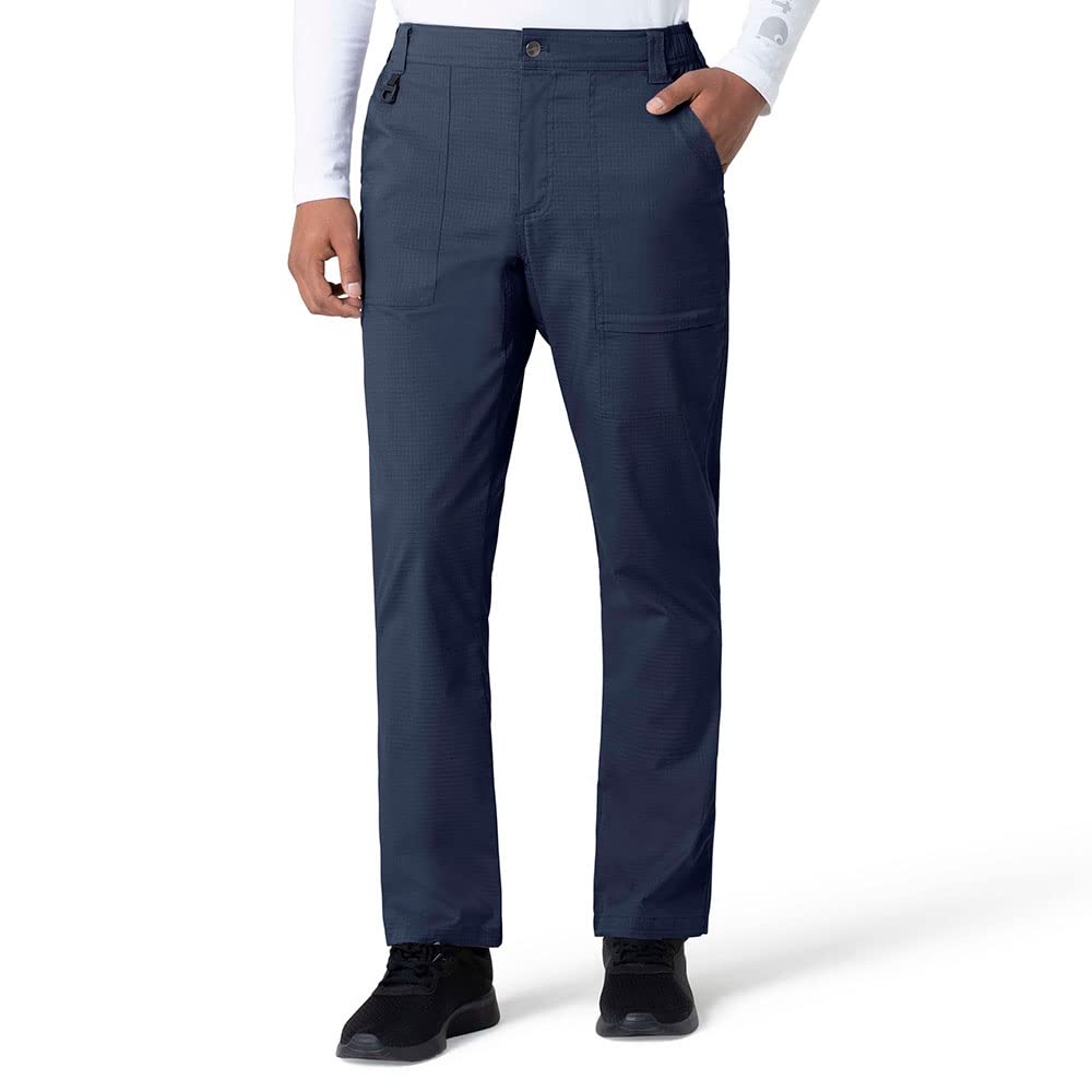 Carhartt卡哈特CARHARTT Scrubs C51418 Rugged Flex 男士 现代版型防撕裂直筒裤 *蓝 中号
