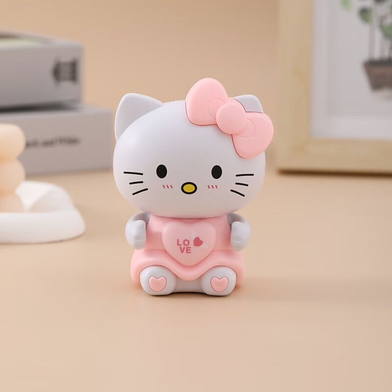 IGNB比心KT猫会说i love you的凯蒂猫520情人节礼物发声发光公仔玩的 会说I LOVE YOU的KT猫(袋装)