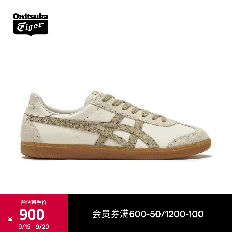 Onitsuka Tiger鬼塚虎复古德训鞋女 运动休闲鞋时尚男女鞋 TOKUTEN 1183C086-100 米色/沙色 37