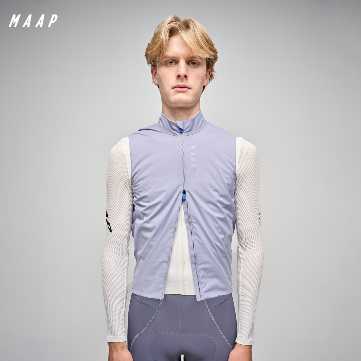 MAAP【新品】 男士Flow Insulated Vest 抓绒保暖防风骑行马甲 北极蓝 北极蓝 XL