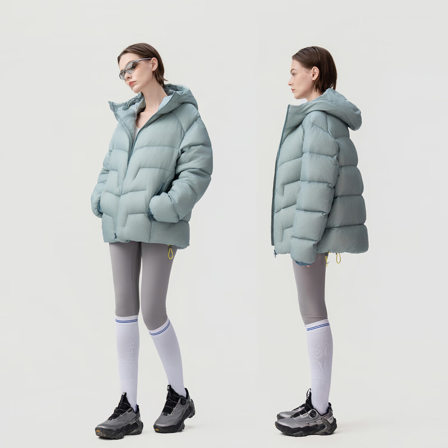 懿龙凯乐石同款滑雪羽绒服2025年新款鸭绒高充绒男女情侣羽绒面包服 同温蓝 L 175【130-145斤】