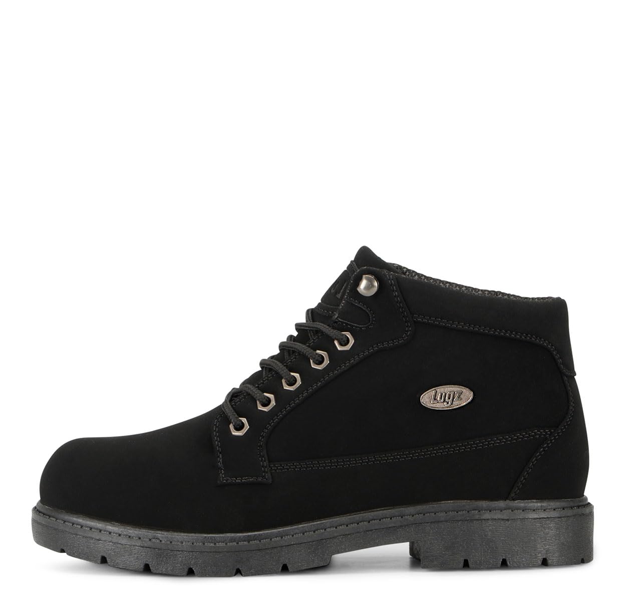LUGZLugz 男式 Mantle Mid 经典记忆泡沫高帮时尚靴子, 黑色 黑色 7.5
