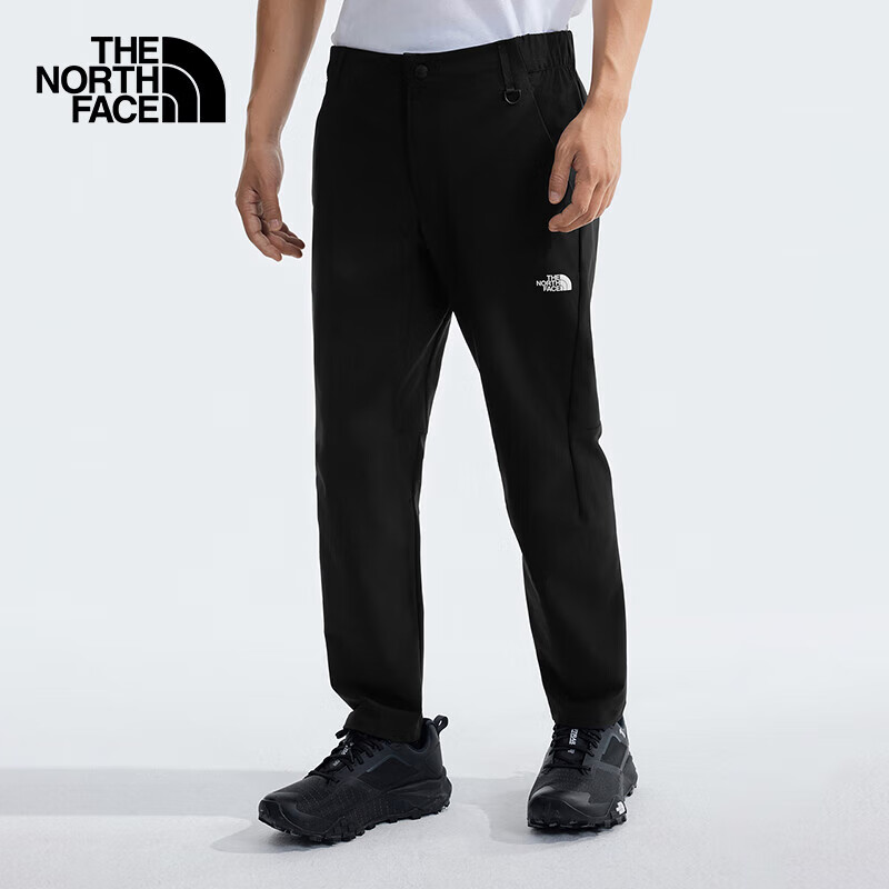 The North Face北面休闲裤男户外防泼保暖长裤89ZU 黑色/JK3 S