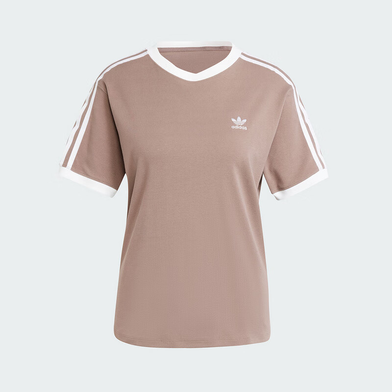 阿迪达斯(Adidas)三叶草女子 3 STRIPE TEE 短袖 JD4570 M码