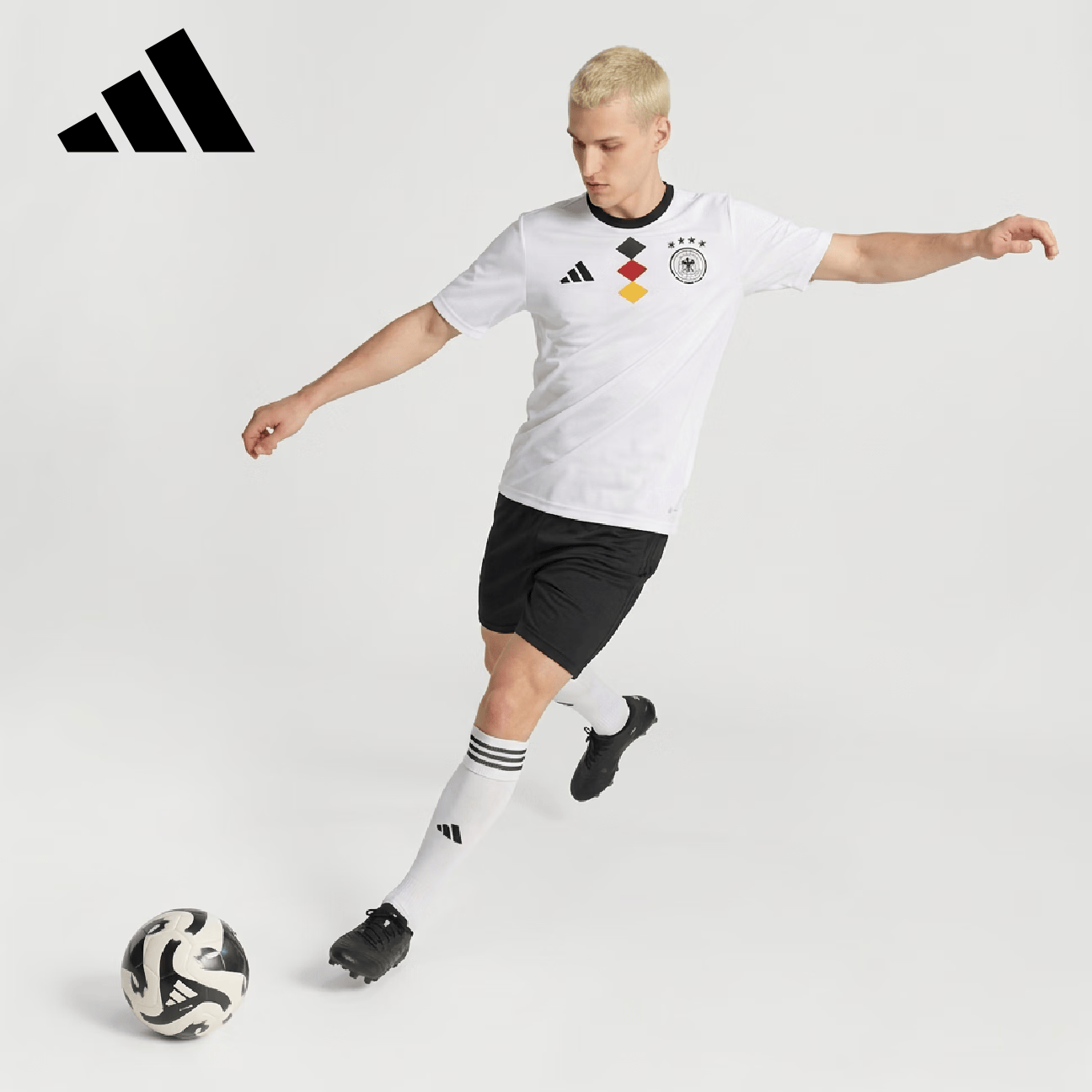 阿迪达斯(adidas)adidas DFB DNA JSY M 男子德国队短袖 KG3343 白色 XL