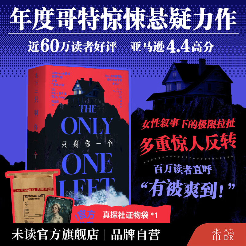 只剩你一个 欧美侦探小说 哥特悬疑 沉浸式惊悚体验,超绝叙事诡计 最后100页全是反转,最后10页更有终极逆转!百万读者直言“有被爽到!” 【单书】只剩你一个