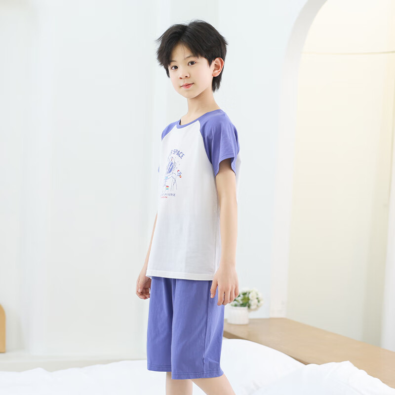 夏季宝宝必备！红豆儿童纯棉睡衣套装